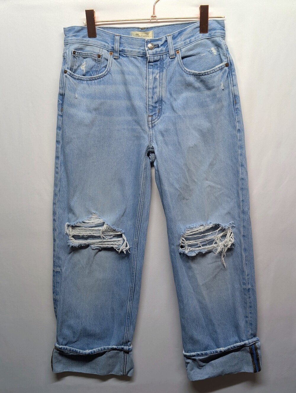 537-Madewell‎ Light Blue Denim Jeans